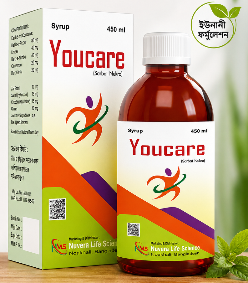 Youcare — শরীরের দুর্বলতা কাটিয়ে সুস্থ ও কর্মক্ষম জীবনযাপনের সহায়ক।
